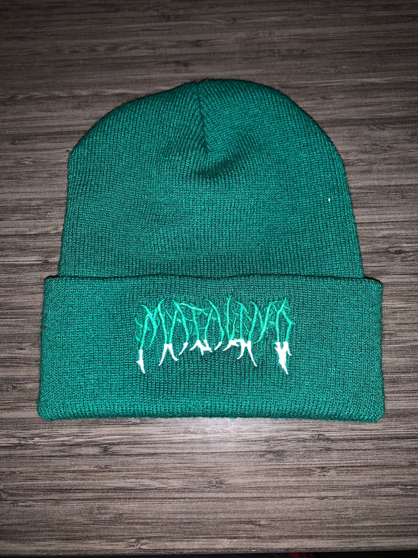 [Green Matalino Beanie]- ANARCHY