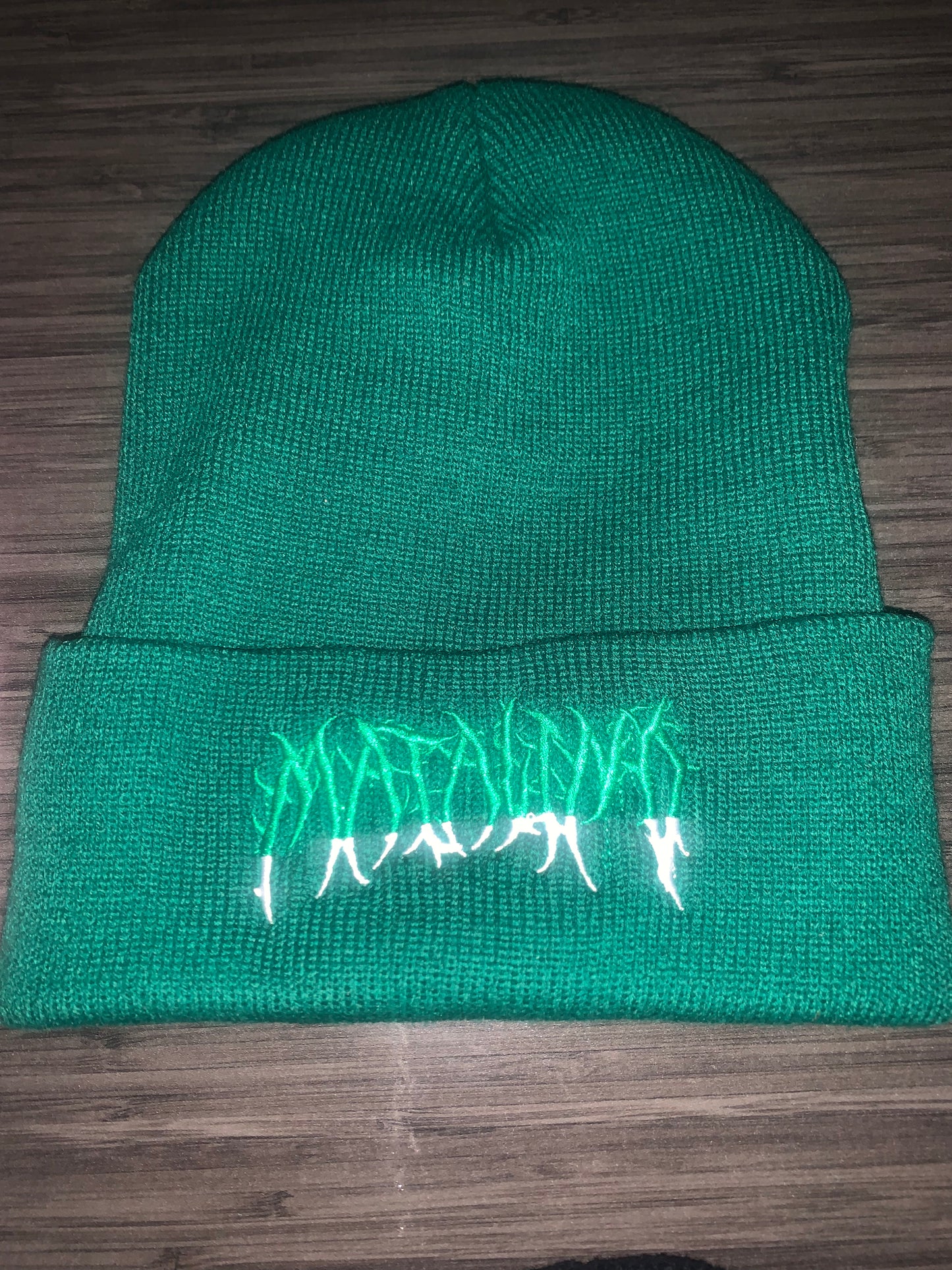 [Green Matalino Beanie]- ANARCHY