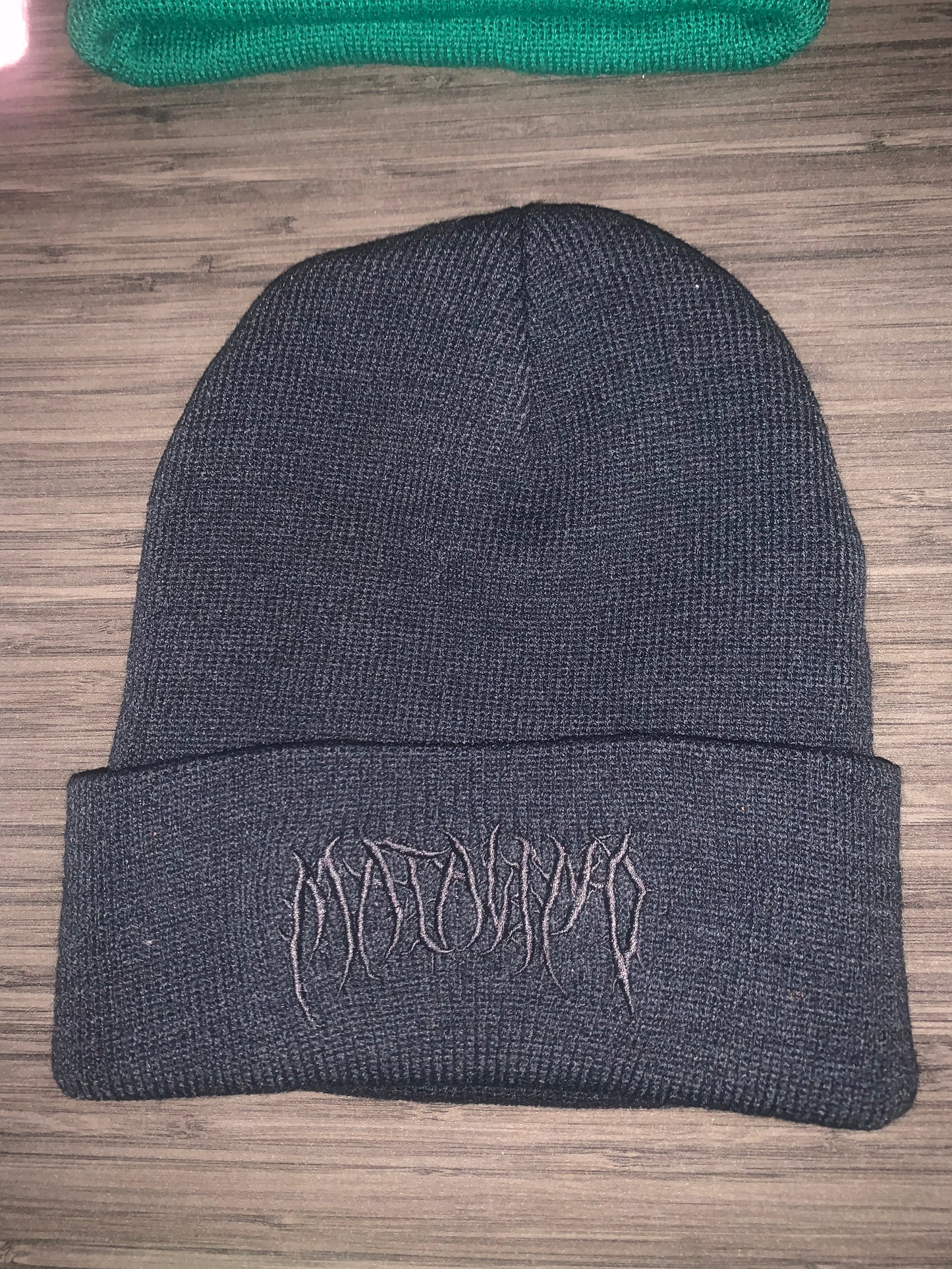 [Black Matalino Beanie]- ANARCHY