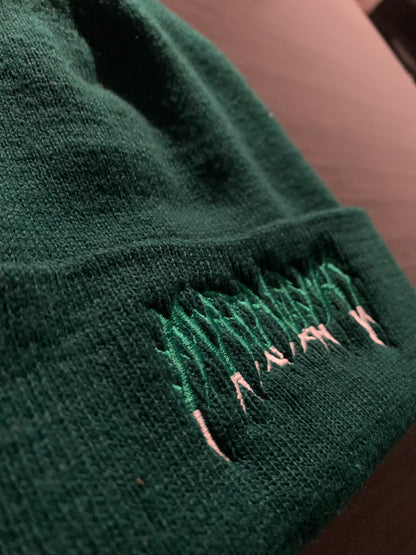 [Green Matalino Beanie]- ANARCHY