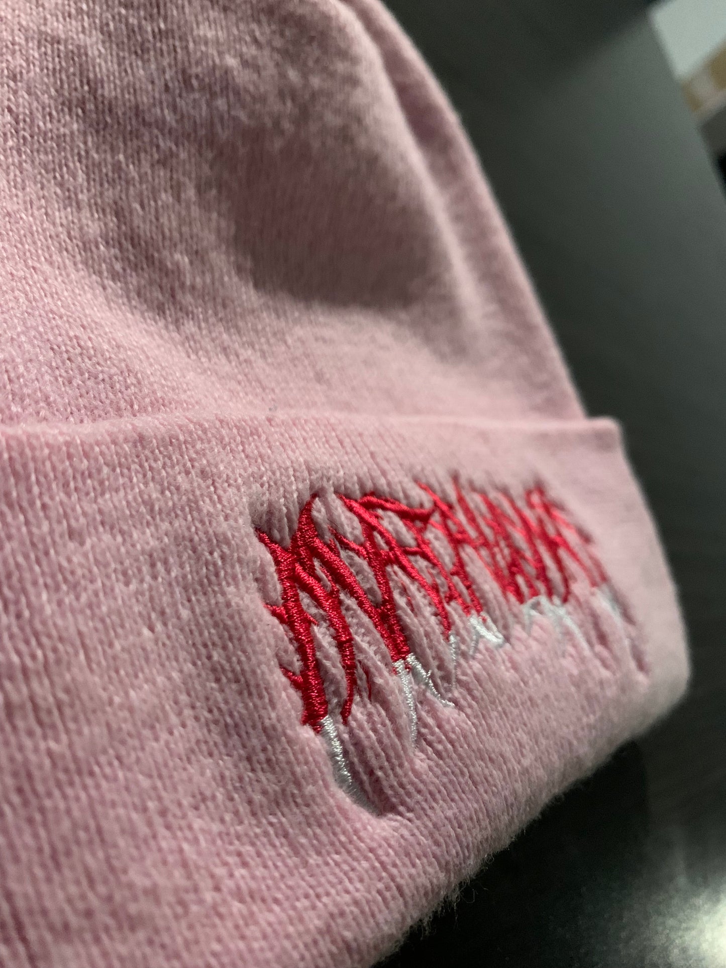 [Pink Matalino Beanie]- ANARCHY