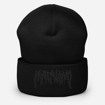 [Black Matalino Beanie]- ANARCHY