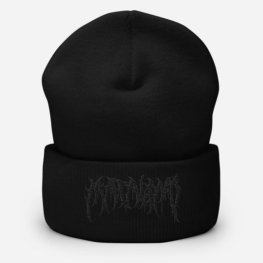 [Black Matalino Beanie]- ANARCHY