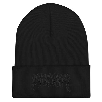 [Black Matalino Beanie]- ANARCHY